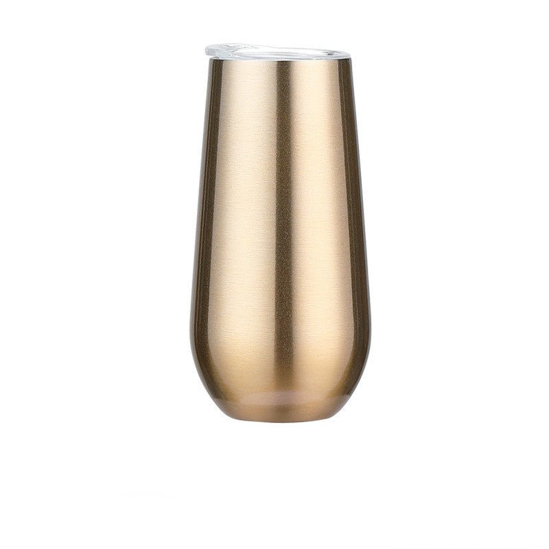 Premium Stainless Steel U - Shaped Champagne Coupe - Elegant Reusable Barware in Multiple Finishes - merch gone viral.