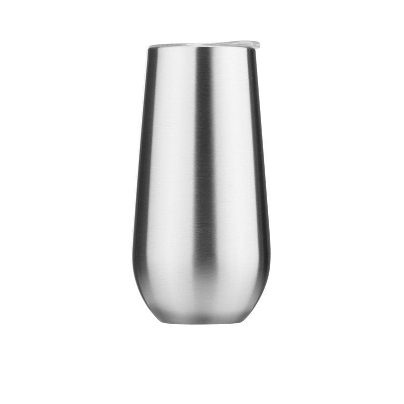 Premium Stainless Steel U - Shaped Champagne Coupe - Elegant Reusable Barware in Multiple Finishes - merch gone viral.