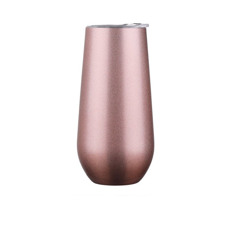 Premium Stainless Steel U - Shaped Champagne Coupe - Elegant Reusable Barware in Multiple Finishes - merch gone viral.
