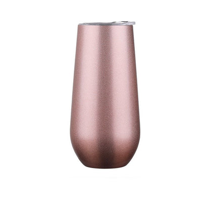 Premium Stainless Steel U - Shaped Champagne Coupe - Elegant Reusable Barware in Multiple Finishes - merch gone viral.