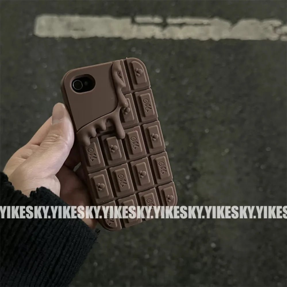 Rilakkuma Bear Chocolate Silicone iPhone Case Exclusive Limited Edition Anti Scratch Anti Fingerprint - merch gone viral.