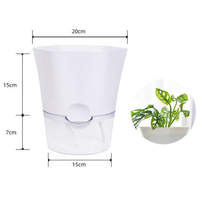 Self-Watering Hydroponic Flower Pot For Indoor - Merch Gone Viral