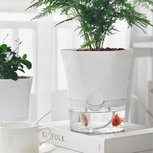 Self-Watering Hydroponic Flower Pot For Indoor - Merch Gone Viral