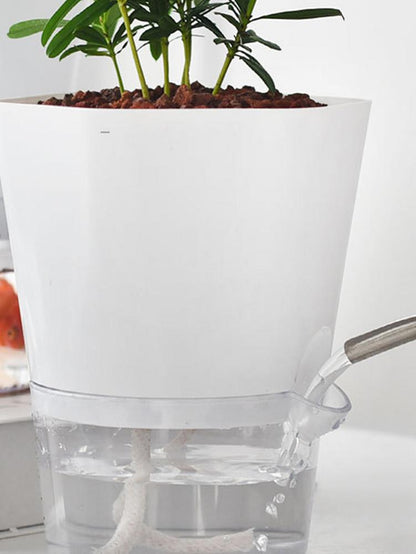 Self-Watering Hydroponic Flower Pot For Indoor - Merch Gone Viral
