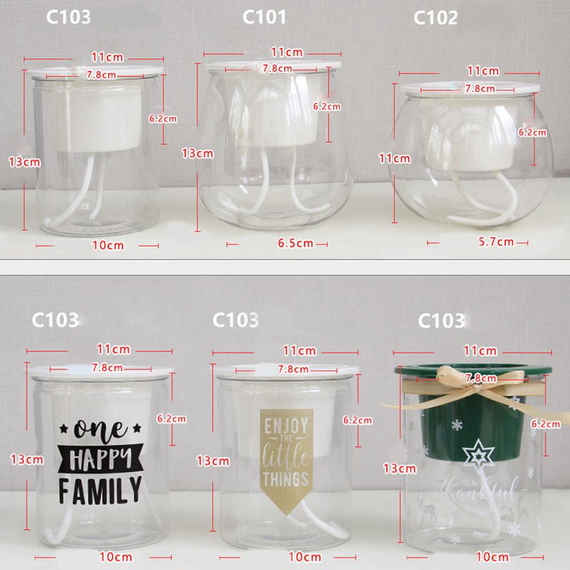 Self Watering Mini Round Plastic Succulent Pot for Office Desk - Merch Gone Viral