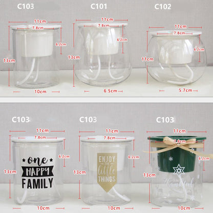 Self Watering Mini Round Plastic Succulent Pot for Office Desk - Merch Gone Viral