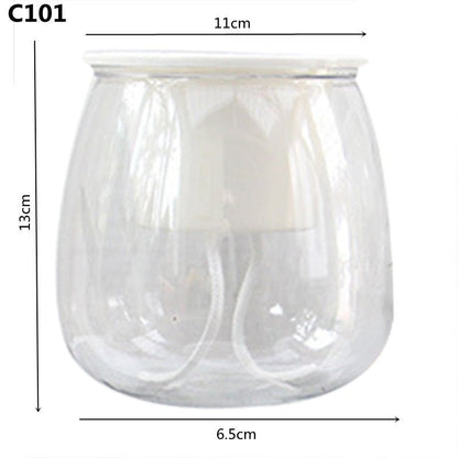 Self Watering Mini Round Plastic Succulent Pot for Office Desk - Merch Gone Viral