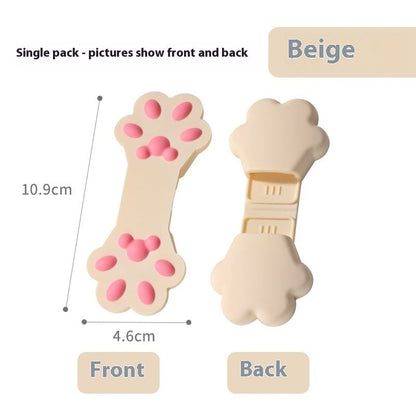 Silicone Cat Paw Finger Guard Anti - Scald Clip For Kitchen and eating. Eat mess free! Perfect for Chicken wings! - merch gone viral.