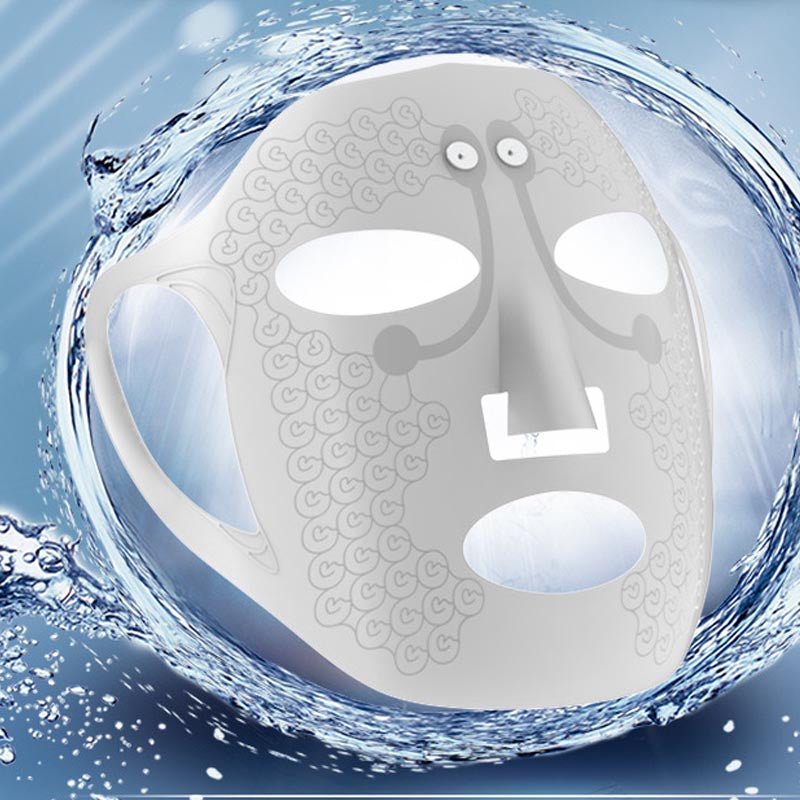 Silicone Facial Massage Mask Set With Pulse For Tightening Boosts Circulation And Firmness - Merch Gone Viral
