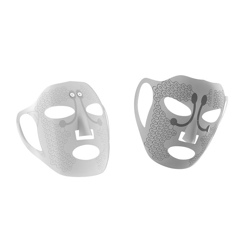 Silicone Facial Massage Mask Set With Pulse For Tightening Boosts Circulation And Firmness - Merch Gone Viral