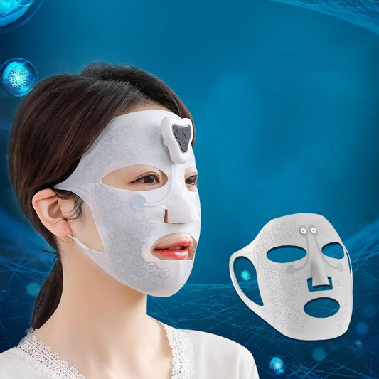 Silicone Facial Massage Mask Set With Pulse For Tightening Boosts Circulation And Firmness - Merch Gone Viral