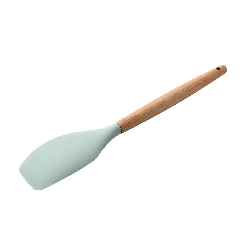 Silicone Kitchen Utensils With Wooden Handle Heat Resistant - Merch Gone Viral