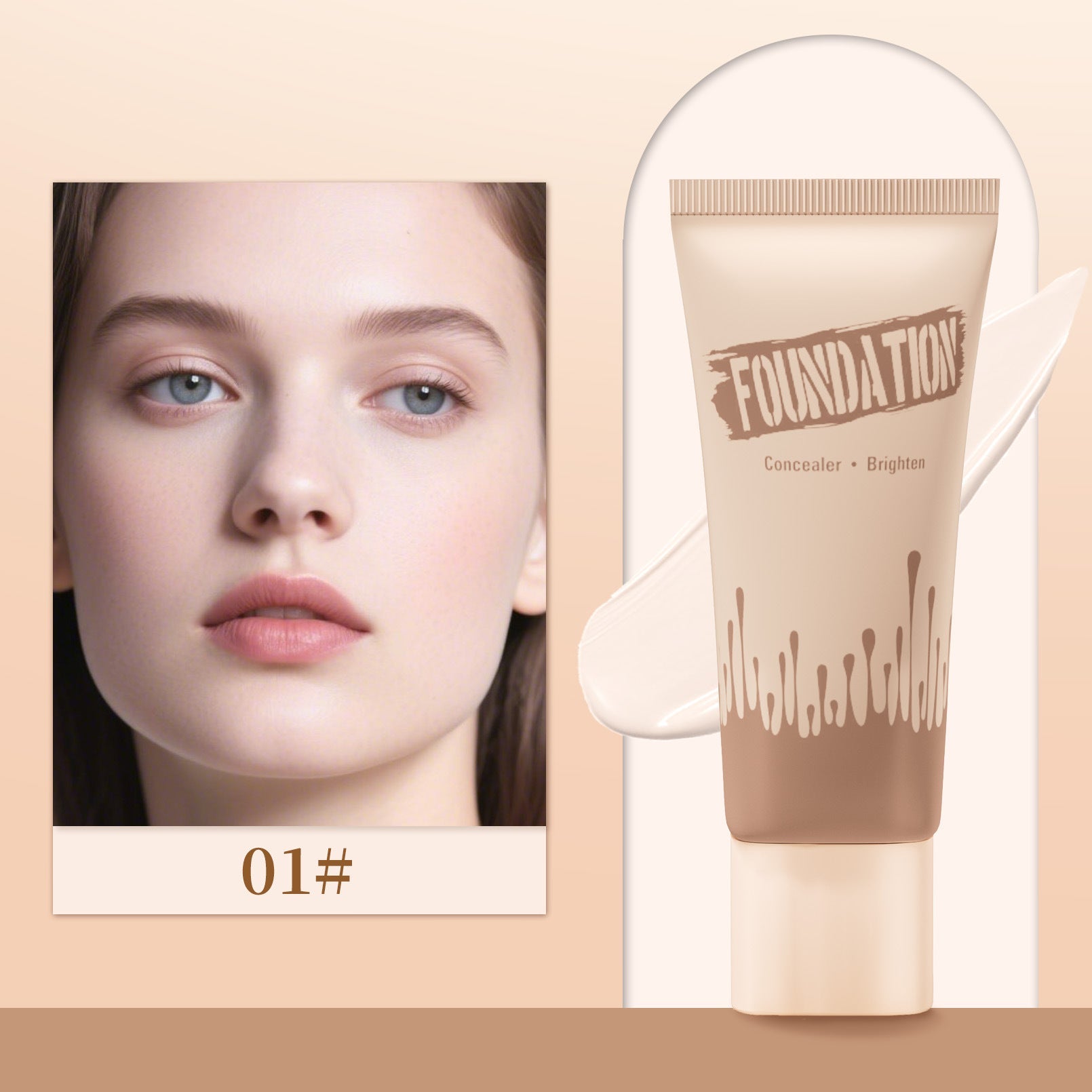 Silk Lux Concealing Foundation BB Cream Elite Oil Control Brightening For Natural Coverage Six Shades - merch gone viral.