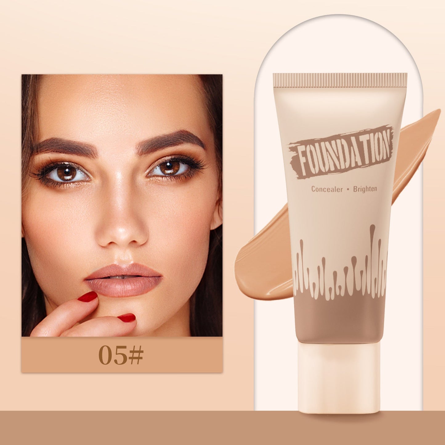Silk Lux Concealing Foundation BB Cream Elite Oil Control Brightening For Natural Coverage Six Shades - merch gone viral.