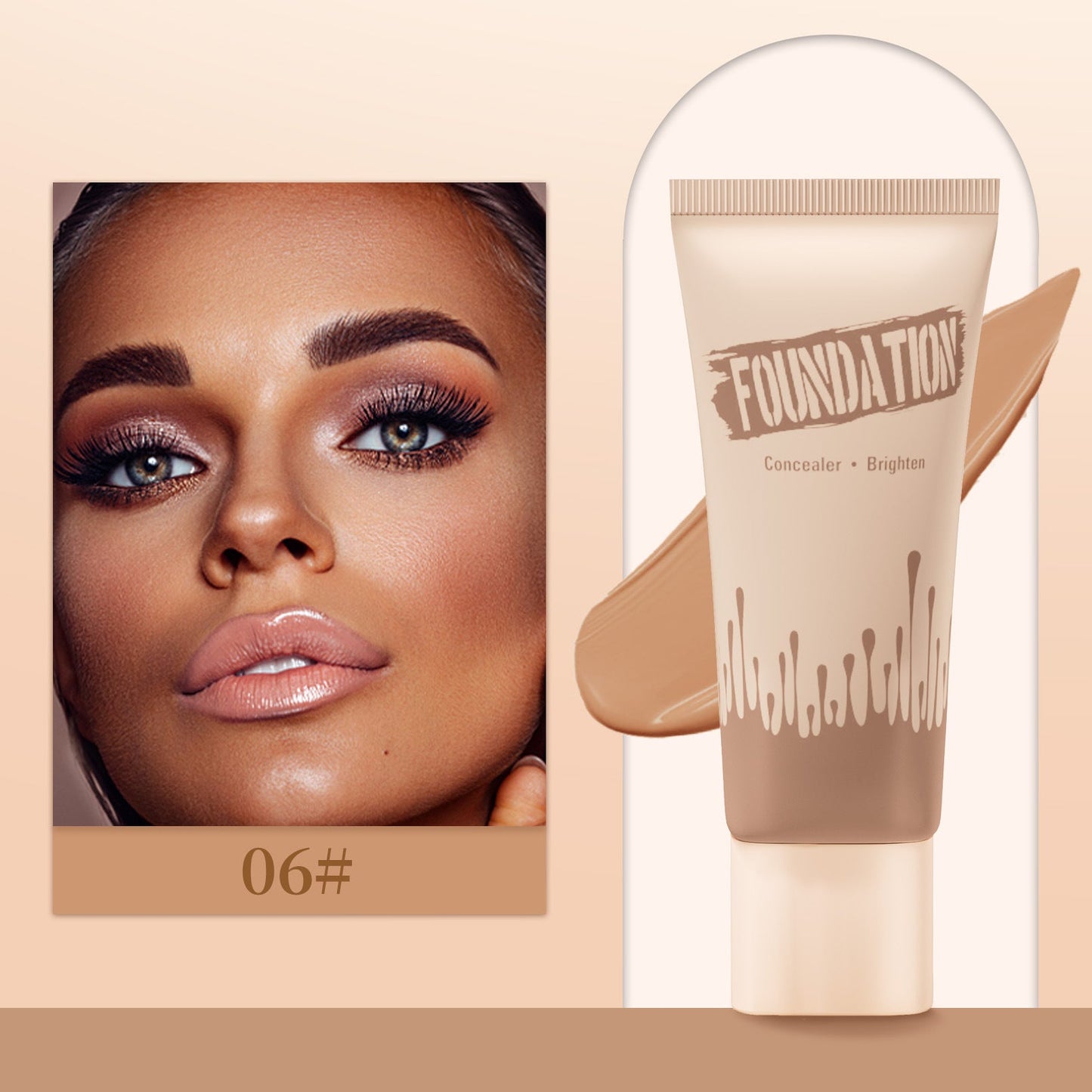 Silk Lux Concealing Foundation BB Cream Elite Oil Control Brightening For Natural Coverage Six Shades - merch gone viral.