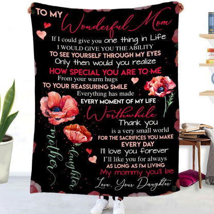 Soft Oversized Throw Gift Blanket With Inspirational Words - Merch Gone Viral