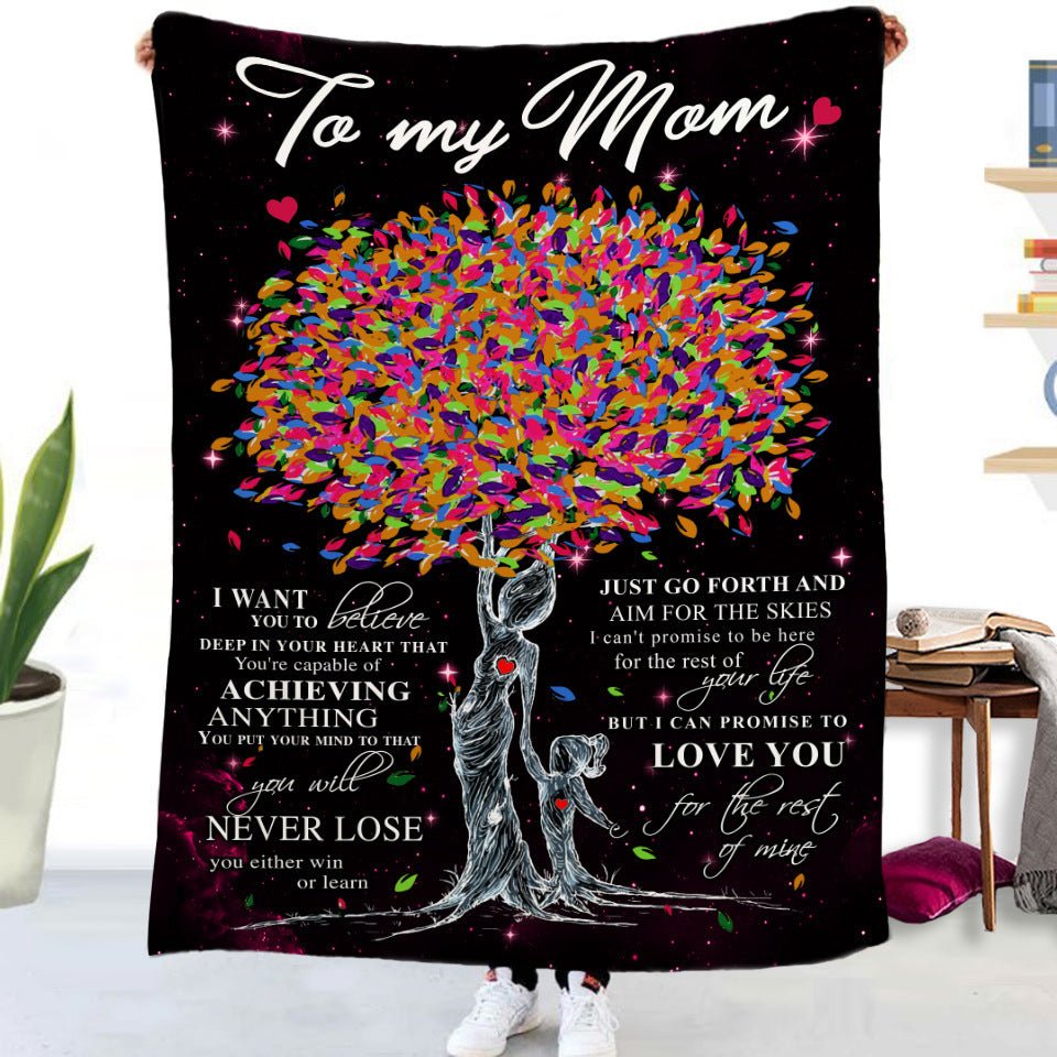 Soft Oversized Throw Gift Blanket With Inspirational Words - Merch Gone Viral