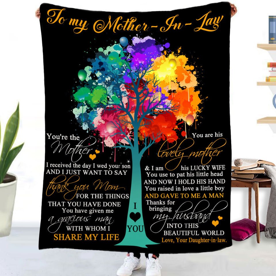 Soft Oversized Throw Gift Blanket With Inspirational Words - Merch Gone Viral