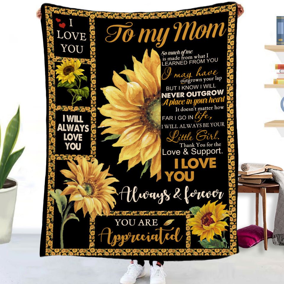 Soft Oversized Throw Gift Blanket With Inspirational Words - Merch Gone Viral