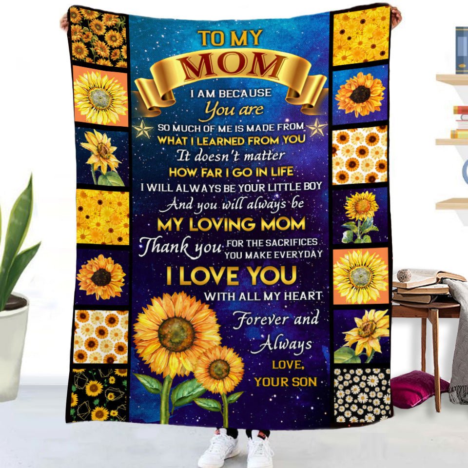 Soft Oversized Throw Gift Blanket With Inspirational Words - Merch Gone Viral
