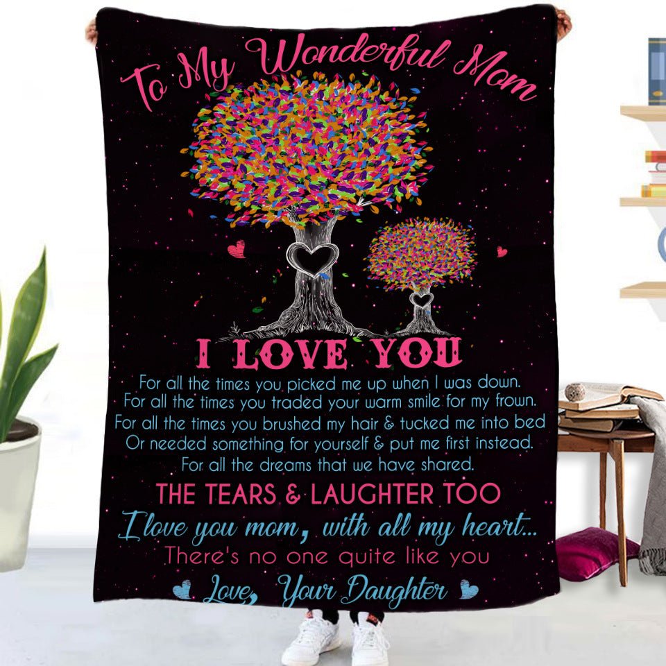 Soft Oversized Throw Gift Blanket With Inspirational Words - Merch Gone Viral