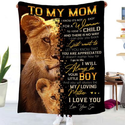 Soft Oversized Throw Gift Blanket With Inspirational Words - Merch Gone Viral