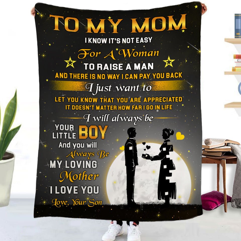 Soft Oversized Throw Gift Blanket With Inspirational Words - Merch Gone Viral