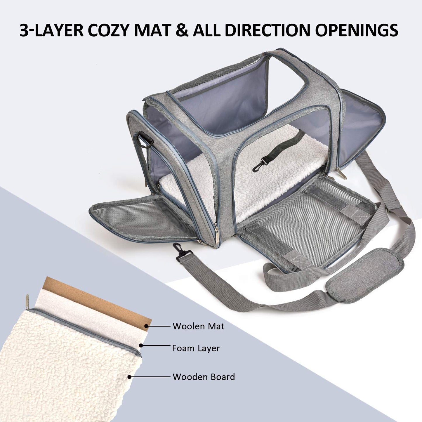 Soft Sided Airline Pet Carrier For Cats Dogs And Puppies - Merch Gone Viral