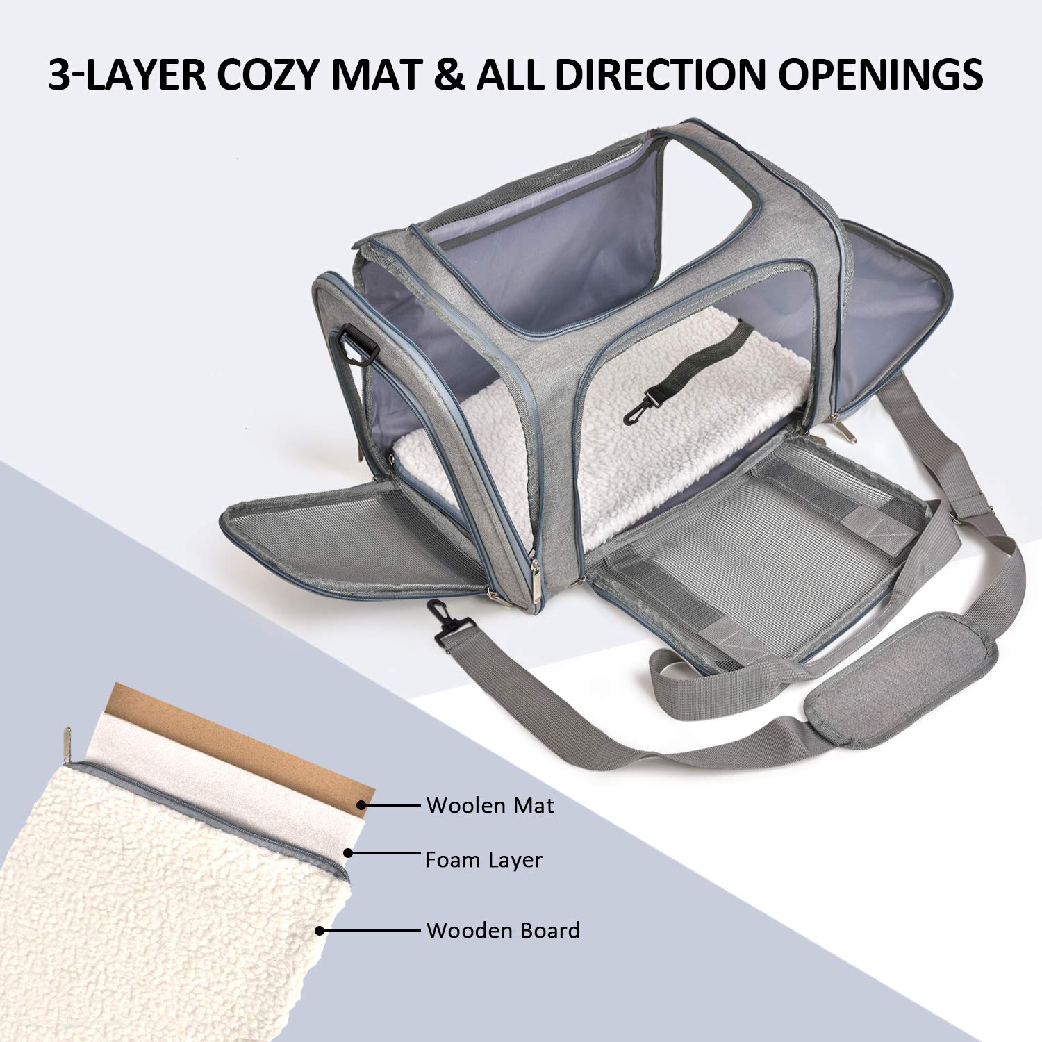 Soft Sided Airline Pet Carrier For Cats Dogs And Puppies - Merch Gone Viral