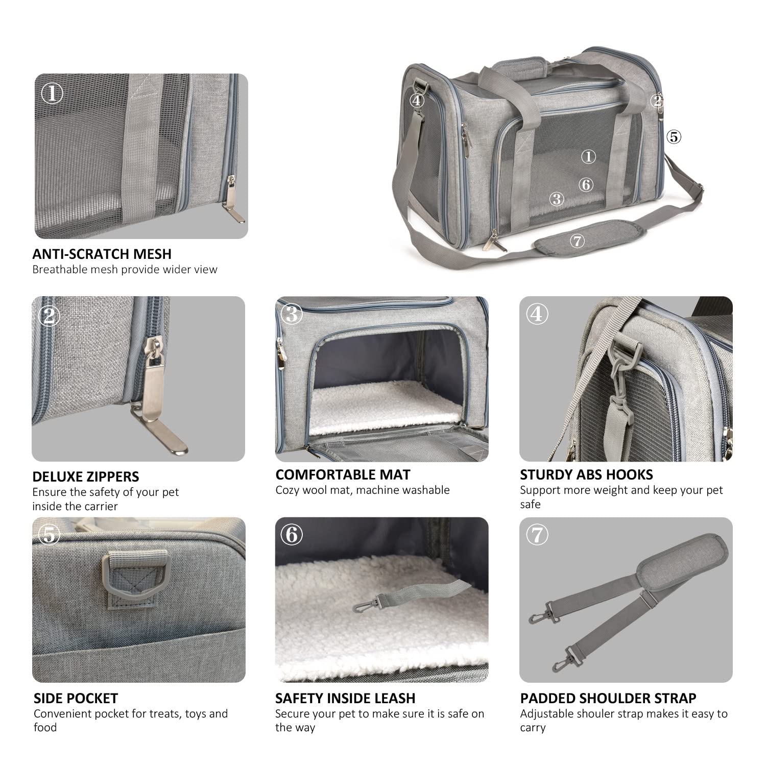Soft Sided Airline Pet Carrier For Cats Dogs And Puppies - Merch Gone Viral