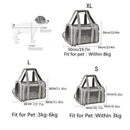 Soft Sided Airline Pet Carrier For Cats Dogs And Puppies - Merch Gone Viral