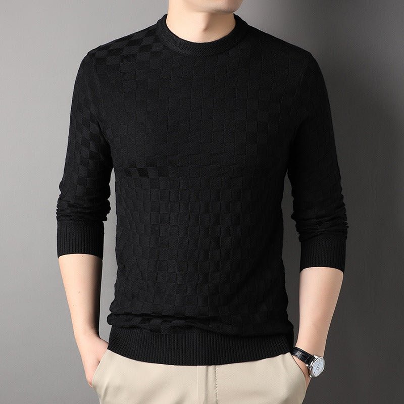 Sweater Round Neck Sweater Casual Thin Loose T-shirt - merch gone viral.
