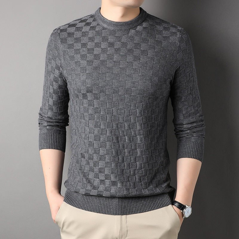 Sweater Round Neck Sweater Casual Thin Loose T-shirt - merch gone viral.