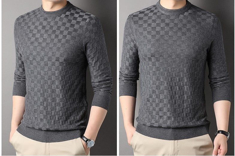 Sweater Round Neck Sweater Casual Thin Loose T-shirt - merch gone viral.