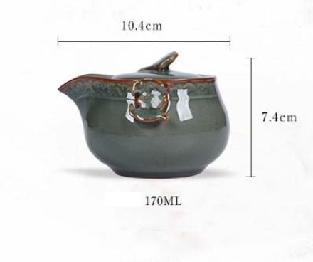 Tea Set Celadon Ceramic Teapot and Cups Tea Set - Merch Gone Viral
