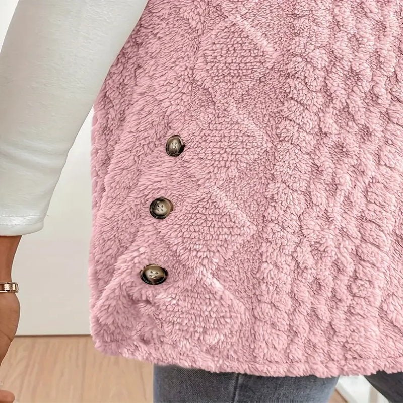 Textured Sleeveless Hooded Vest Button Front Layering Premium Lightweight Warmth - merch gone viral.