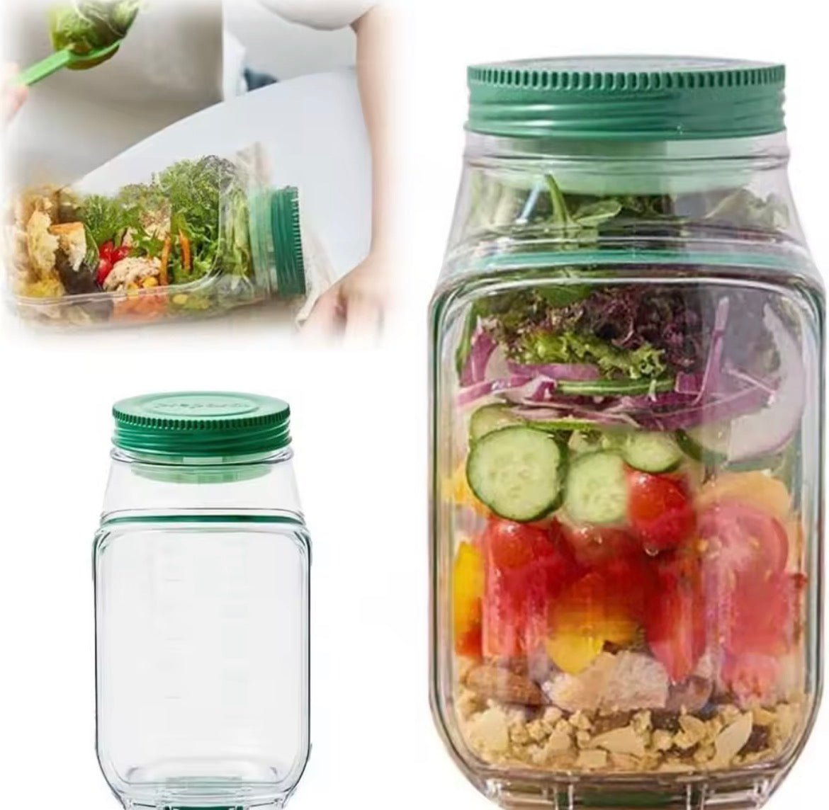 The Salad Pod — The Leakproof, Layered Salad Container for Fresh Meals On The Go - merch gone viral.
