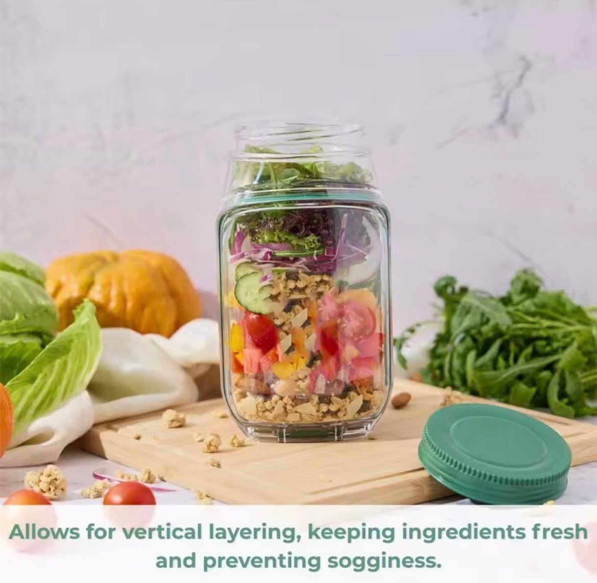 The Salad Pod — The Leakproof, Layered Salad Container for Fresh Meals On The Go - merch gone viral.