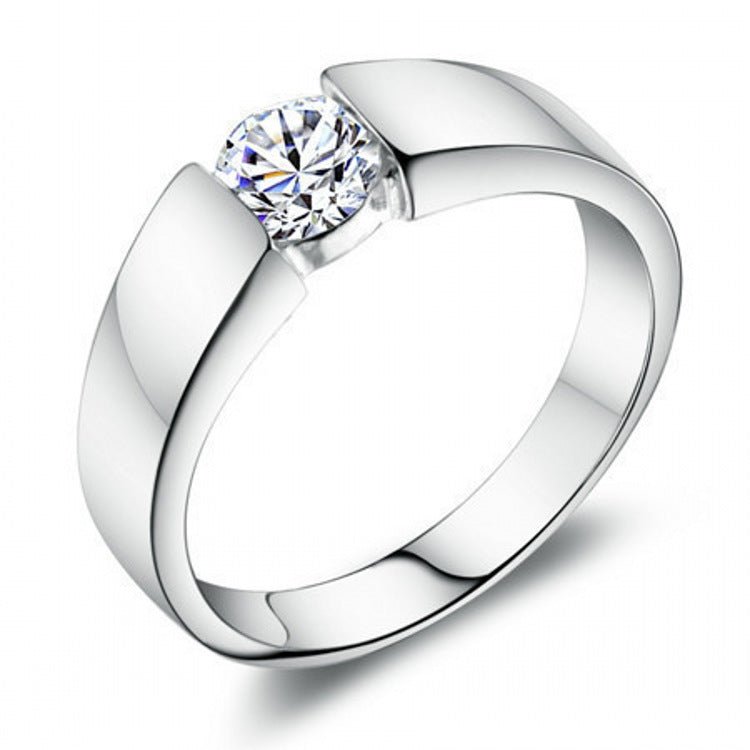 This Elegant Luxury Crown Diamond Couple Ring Set Platinum 18K Gold Elevates Your Wedding Day. - merch gone viral.