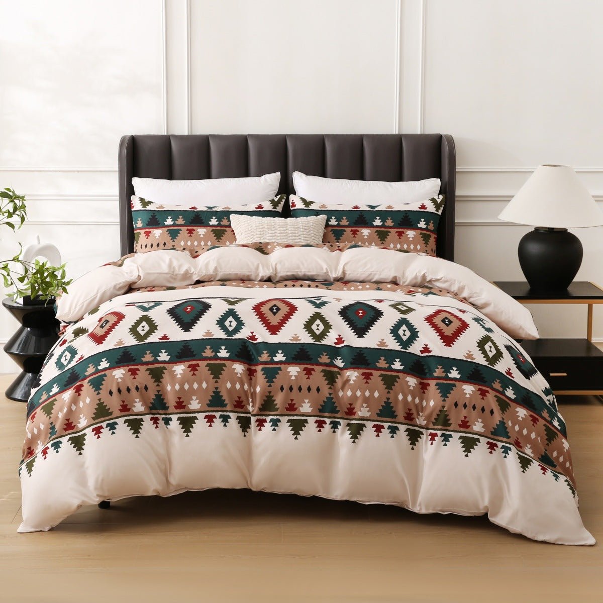 Three-Piece Botanical Floral Pillowcase Set for Beds - Merch Gone Viral