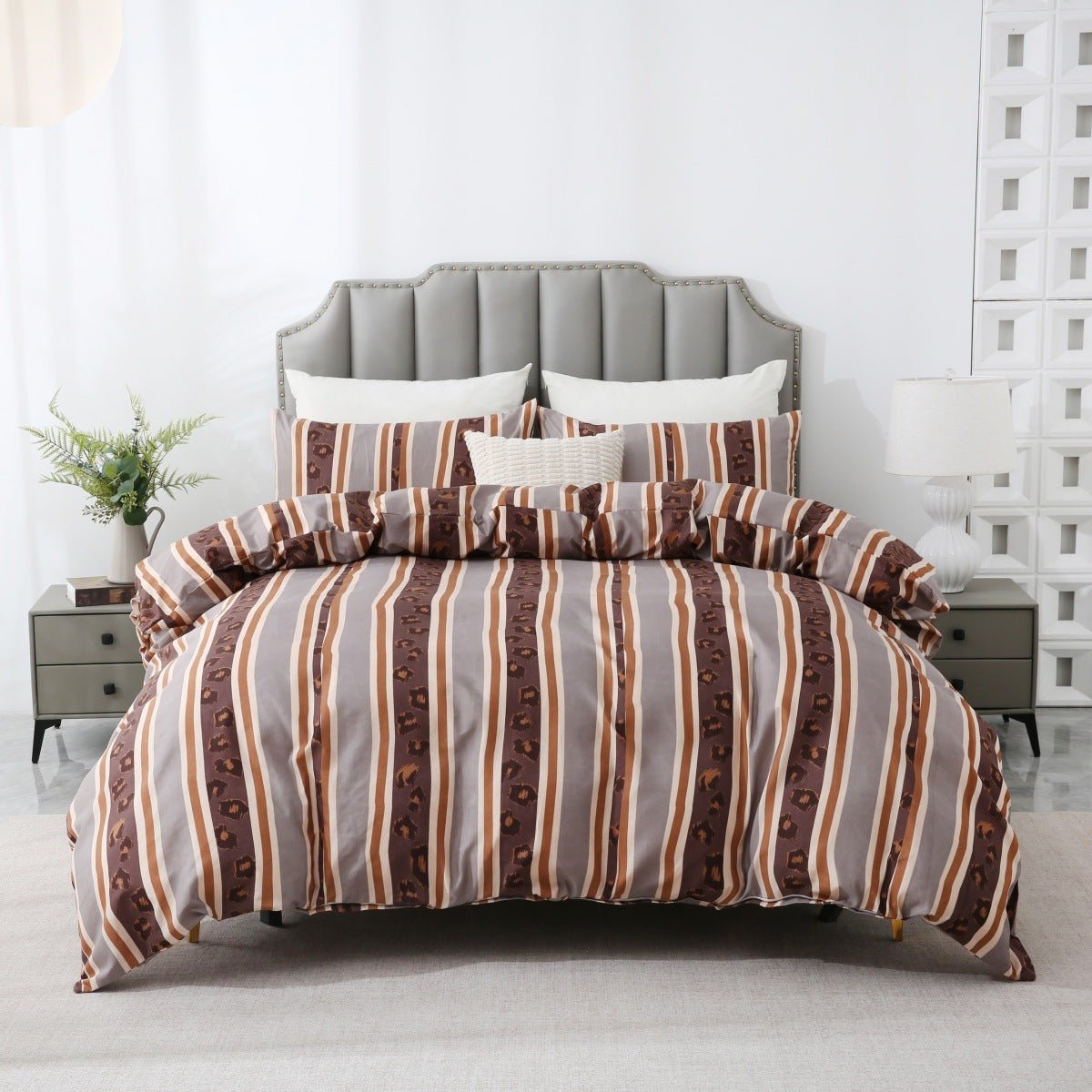 Three-Piece Botanical Floral Pillowcase Set for Beds - Merch Gone Viral