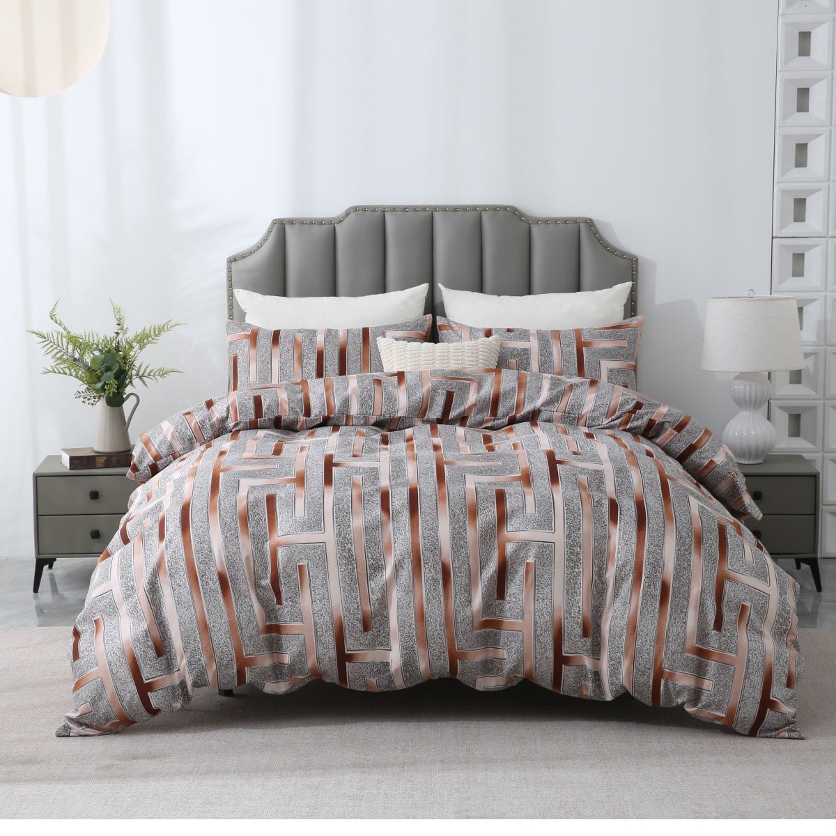 Three-Piece Botanical Floral Pillowcase Set for Beds - Merch Gone Viral