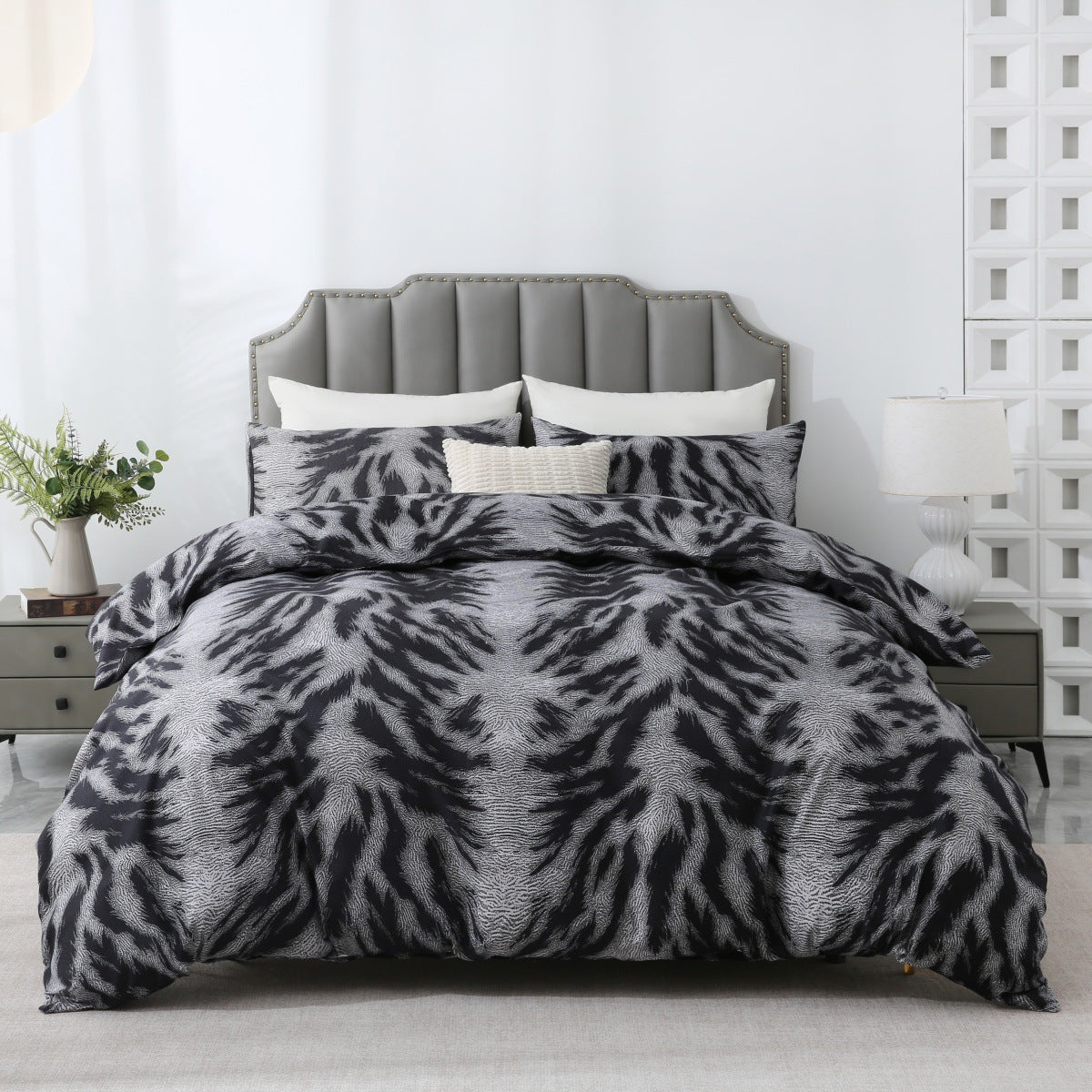 Three-Piece Botanical Floral Pillowcase Set for Beds - Merch Gone Viral