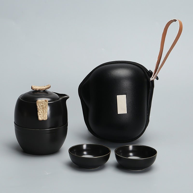 Travel Tea Set Porcelain Teapot And Cups Travel Tea Set - Merch Gone Viral