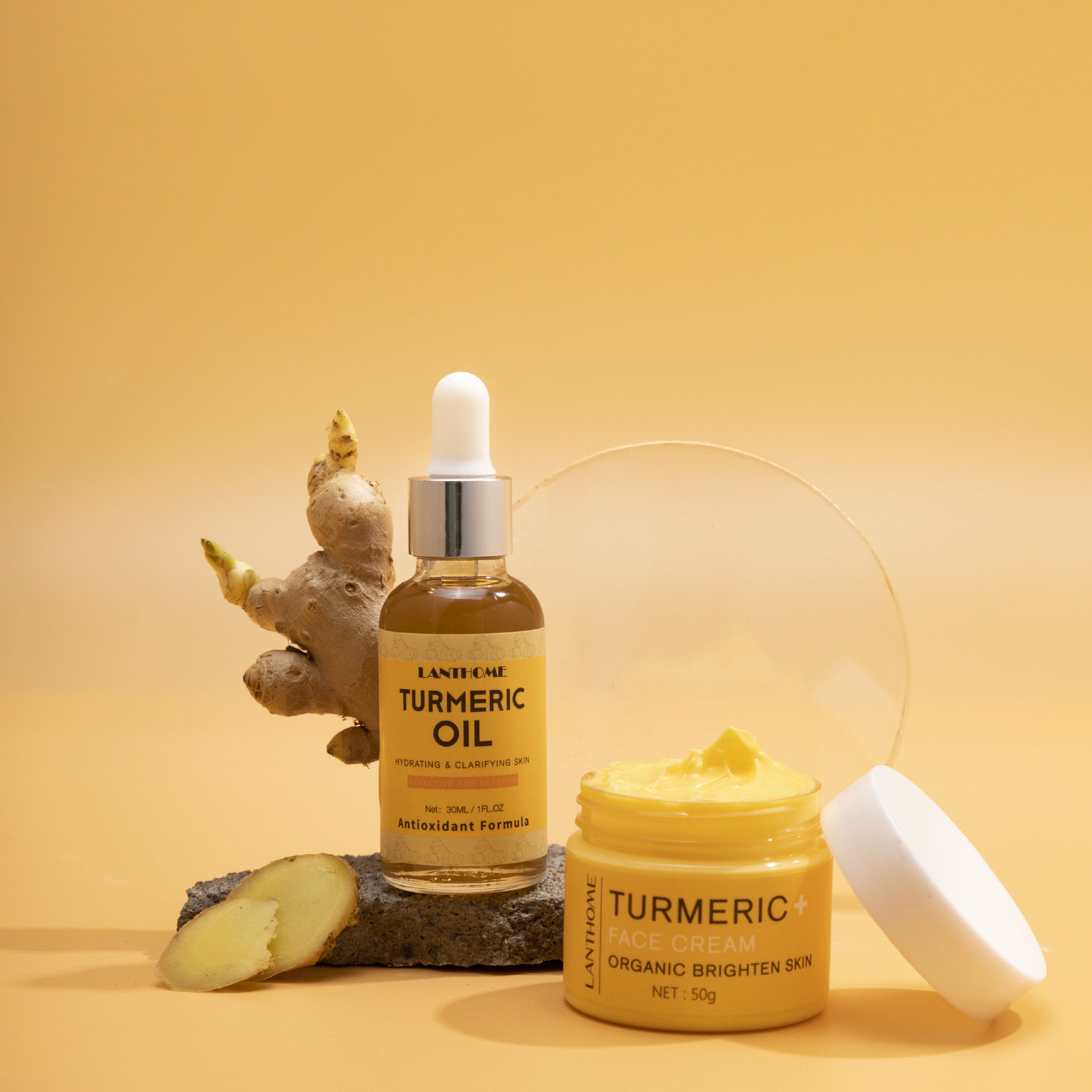 Turmeric Luxe Skincare Set With Essential Oil Blend Premium Natural Ingredients - merch gone viral.