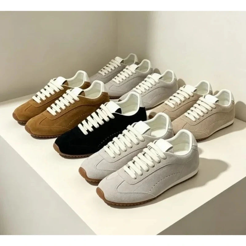 Retro Gum-Sole Runner Sneakers, product photo on a white background.