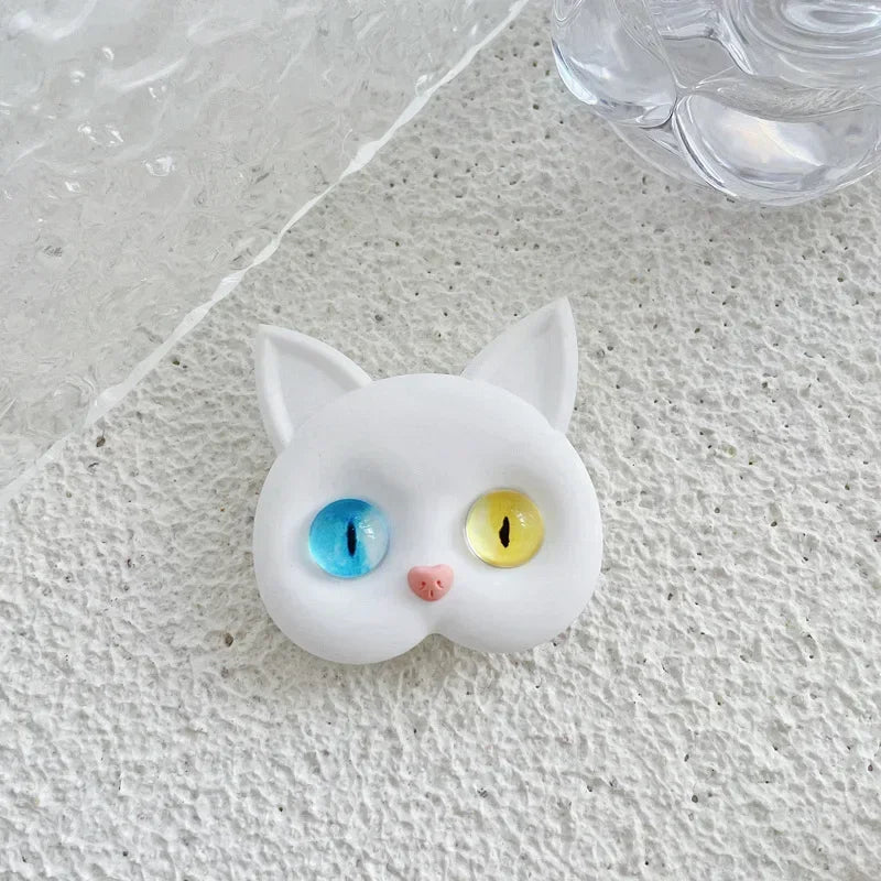 Universal Cartoon Cat Phone Stand Foldable Plastic Support - Merch Gone Viral