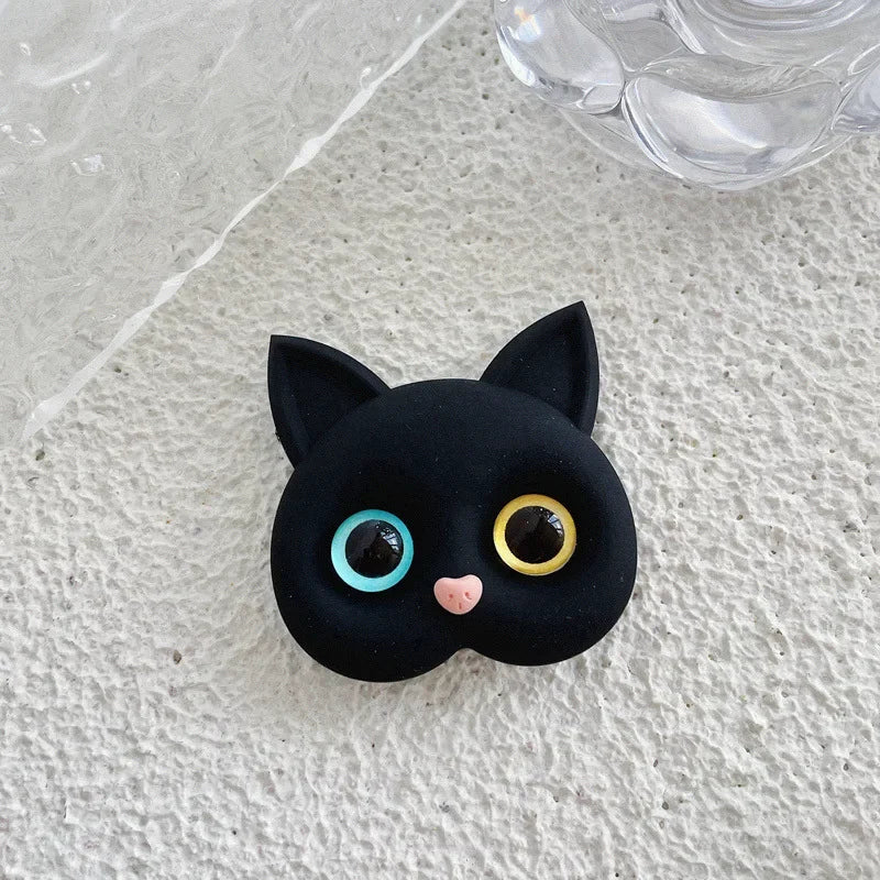Universal Cartoon Cat Phone Stand Foldable Plastic Support - Merch Gone Viral