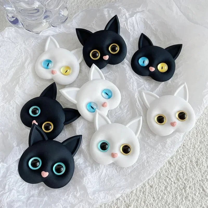Universal Cartoon Cat Phone Stand Foldable Plastic Support - Merch Gone Viral