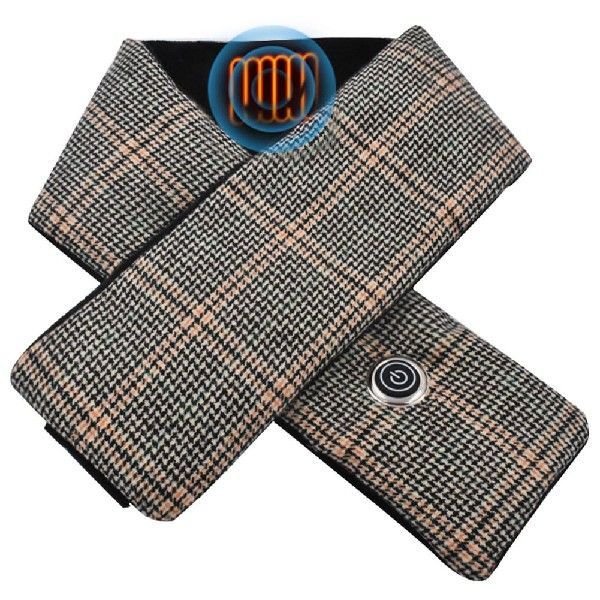 USB Heated Winter Scarf Women Men Adjust Temperature - merch gone viral.